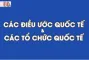 Đào Tạo ĐIỀU ƯỚC QUỐC TẾ