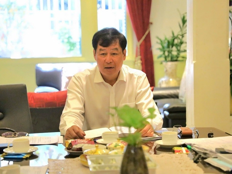 TS.Trần Công Phàn - Phó Chủ tịch thường trực Hội Luật gia VN làm việc với Viện IBLA về công tác phát triển Viện và thúc đẩy nghiên cứu khoa học