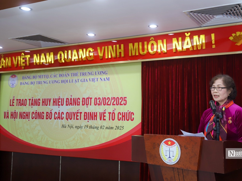 Công bố quyết định thành lập Đảng bộ Trung ương Hội Luật gia Việt Nam